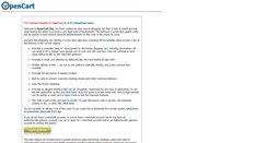 Desktop Screenshot of opencart.org