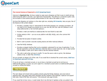 Tablet Screenshot of opencart.org