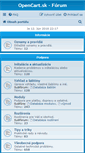 Mobile Screenshot of forum.opencart.sk