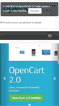 Mobile Screenshot of opencart.hu